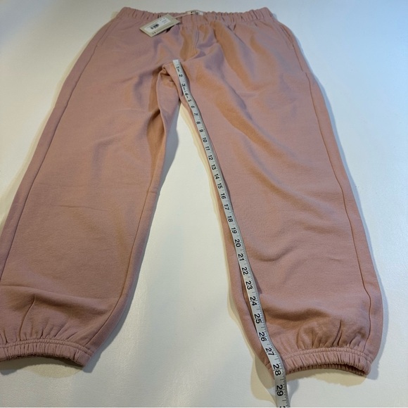 NWT Pact 100% Organic Cotton Pale Mauve French Terry 2-Piece Lounge Sweatsuit - Picture 8 of 9